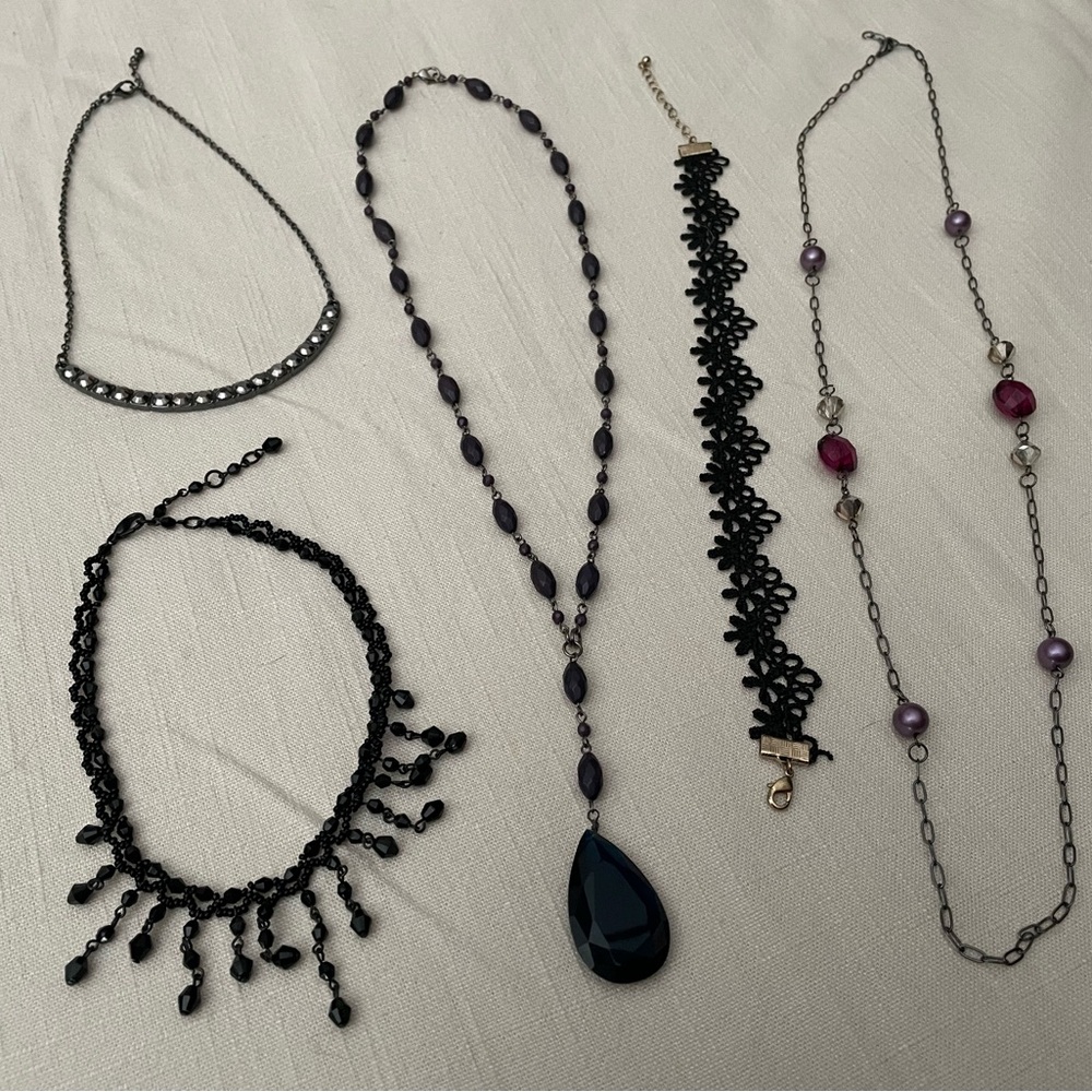 Forever 21, Hot Topic, Vintage Necklace Bundle